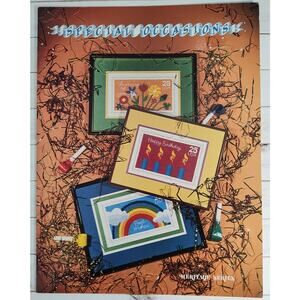 Heritage Series Birthday, Best Wishes Postage Stamp Cross Stitch Patterns